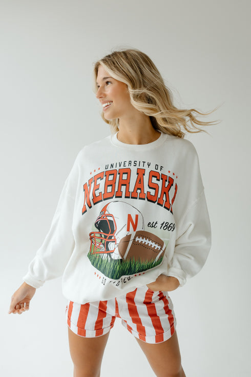 Nebraska Malone Multimedia OS Fleece Crew